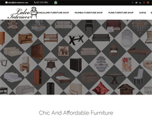 Tablet Screenshot of lalcointeriors.com